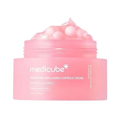 MEDICUBE УКРЕПЛЯЮЩИЙ КРЕМ С ПДРН И ПЕПТИДАМИ PDRN PINK COLLAGEN CAPSULE CREAM